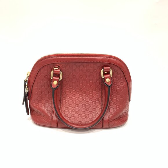Gucci Red Dome Crossbody Bag Sku#85969 (gently used) - Picture 3 of 12